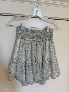 Altar'd State Tiered Mini Skirt